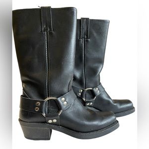 Frye Harness 77300 Leather Motorcycle Biker Boots Women's Size 6